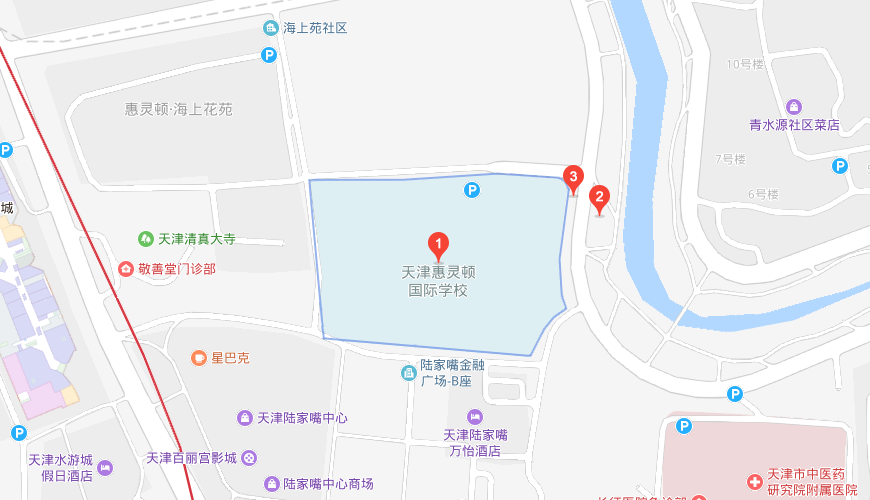 天津惠灵顿国际学校地图图片