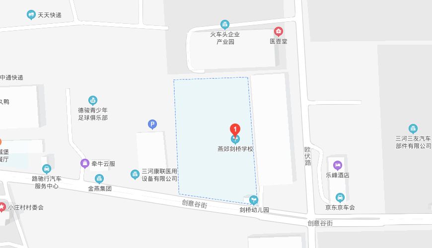 燕桥学校地图图片