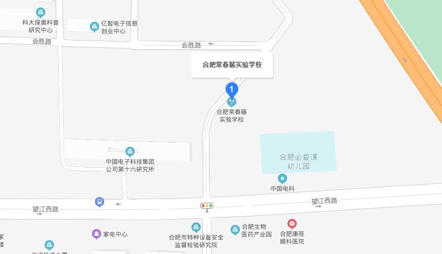 合肥高新常春藤实验学校地图图片