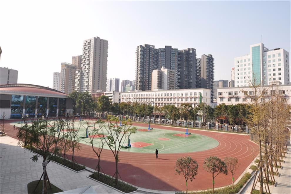 成都树德中学宁夏街校区校园风景02